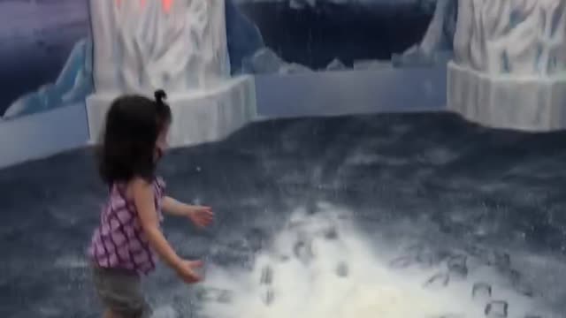 Her first snow