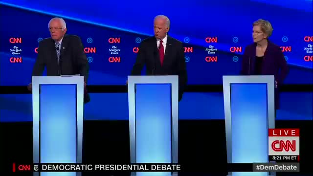 Warren Dodges Raising Taxes On Middle Classes For Two Minutes!!