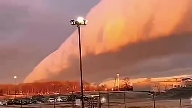 It's beautiful to see the clouds flying over the company