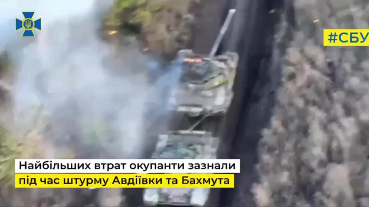 Another Massive Detonation of a Russian APC