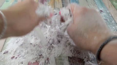 ASMR Crushing Eggshells _ Oddly Satisfying Egg Shells Cracking & Crushing