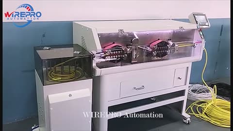 Wirepro Full Automatic Auto Cable Cut Jacket Strip Electric Insulation Removing Equipment