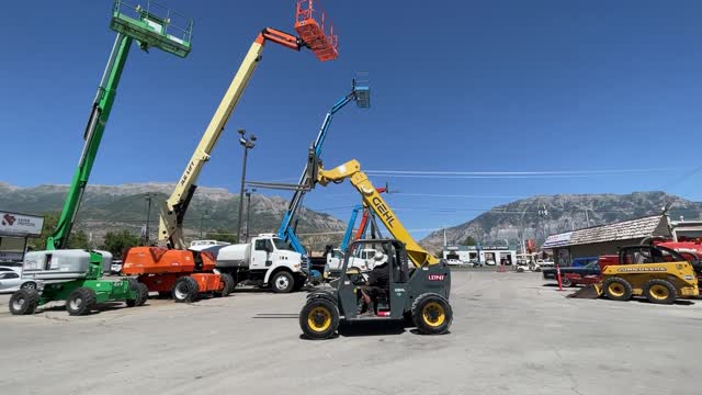 Telehandler Forklift 2013 Gehl RS5-19 5,500 LB 28' Reach Telescopic Fork Lift FOR SALE