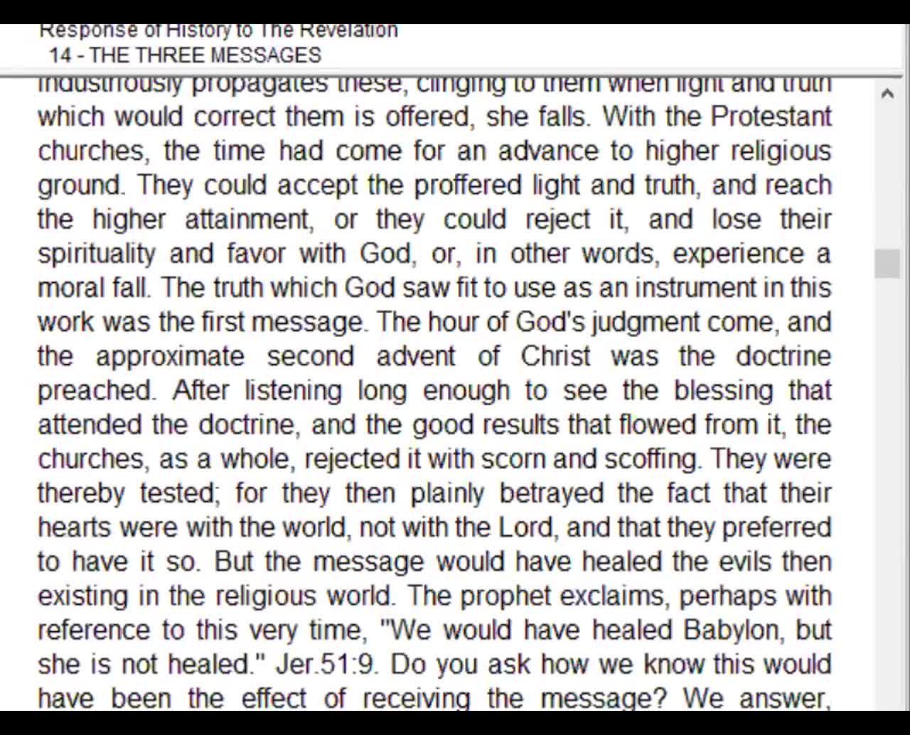 Prophecy Seminar August 28-29