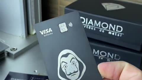 paper house metal credit card
