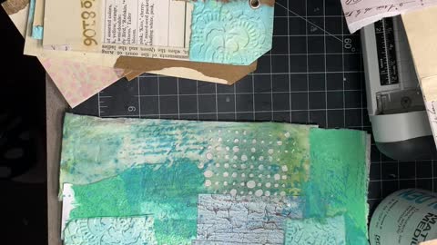 Using up the scrap pile.