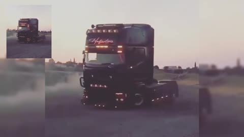 Scania track V8 power