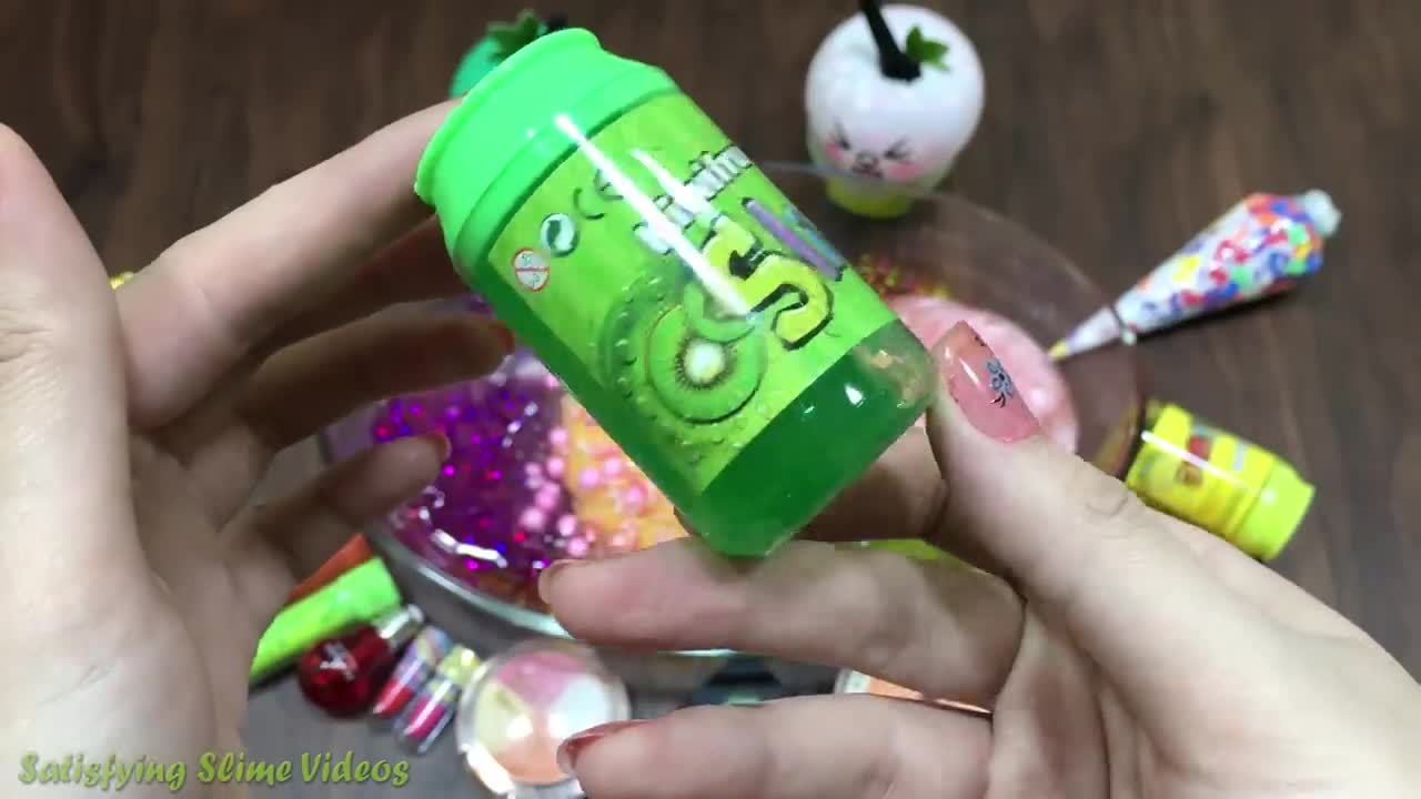 Mixing Makeup and Floam into Store Bought Slime ! Slimesmoothie Satisfying Slime
