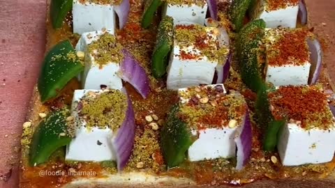 Yummy and tasty PANEER TIKKA sandwich in Town|| Indian Street foods || #shorts