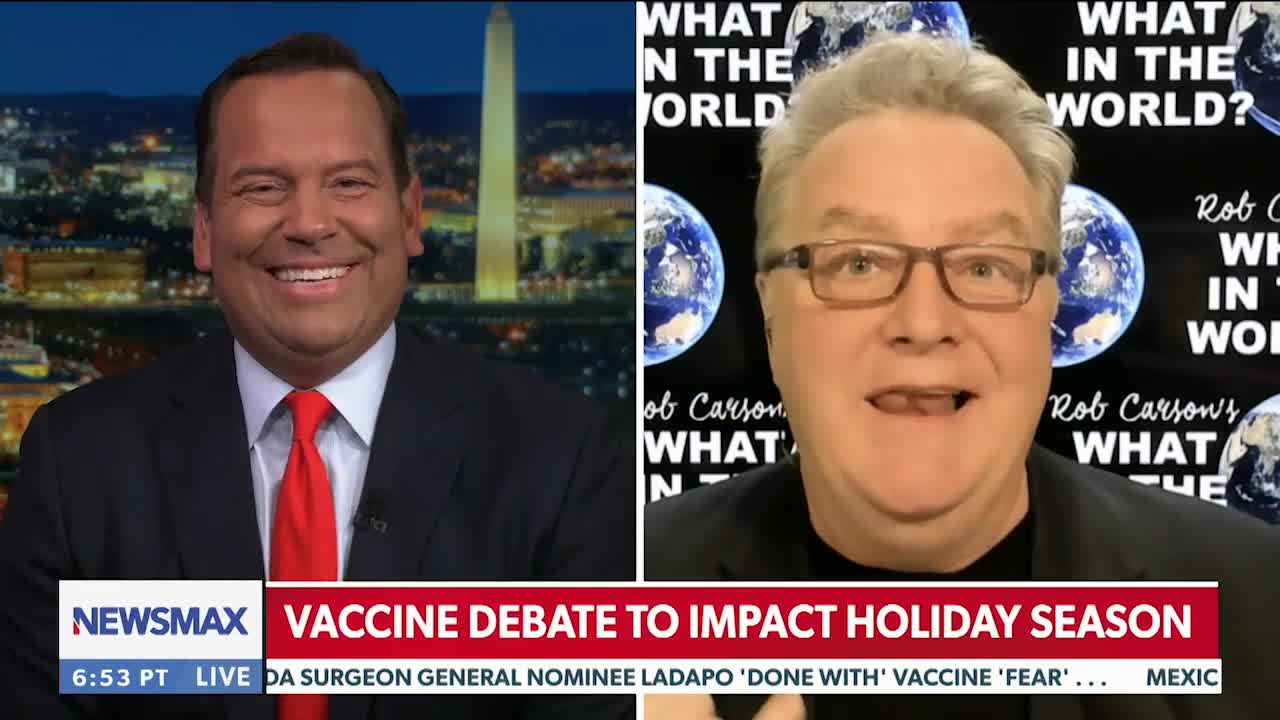 Rob Carson appears on Newsmax's Cortez and Pelligrino Show Sept 22, 2021