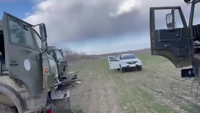 Russian supply line hit