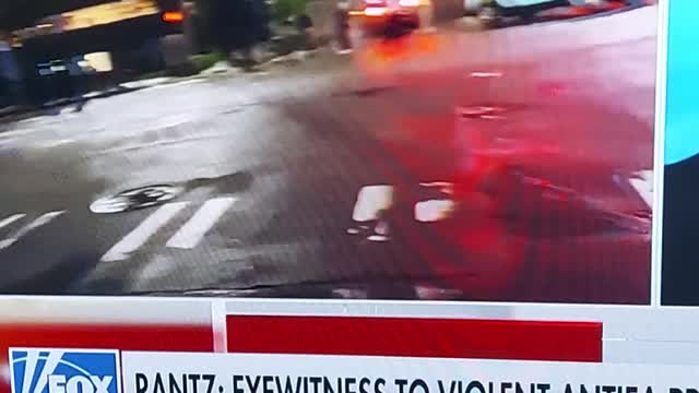 Antifa burns American flag