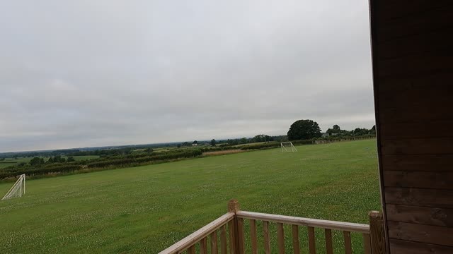 Views from a glamping pod. Hayton. Cumbria