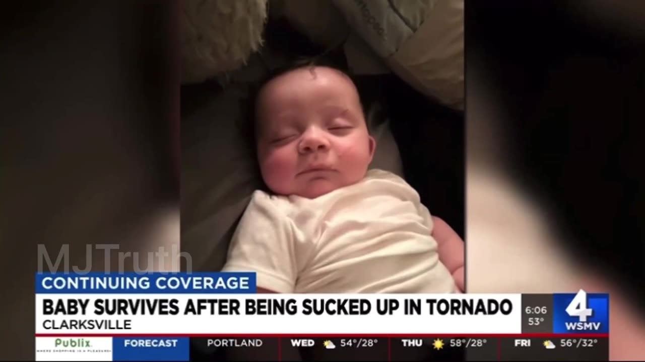 A Baby Named Lord was Sucked up in a Tornado and Found in a Tree