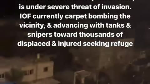Nasser Hospital, the last fully functional hospital in Gaza, under attack