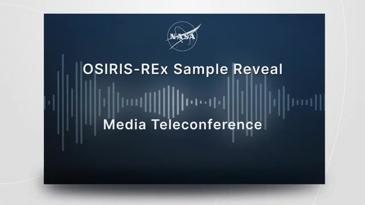 OSIRIS-REx Asteroid Sample Reveal Science Media Teleconference (Oct. 11, 2023)