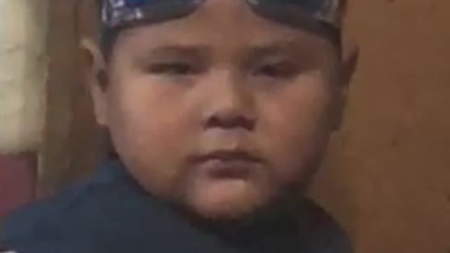 Collab copyright protection - boy in blue stomps glasses on face