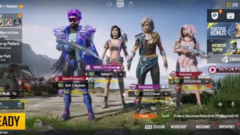 Joining Random Squad of Naughty Rich pro Girls👩🏻‍🦳Like A Bot😂 Full tharki Ban kar tang kia