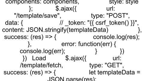 GrapesJs How to save throught PHP