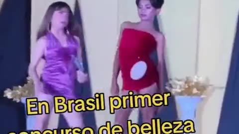 😳😳😳 Brazil 🇧🇷 beauty contest of trans children! 😡 😡😡