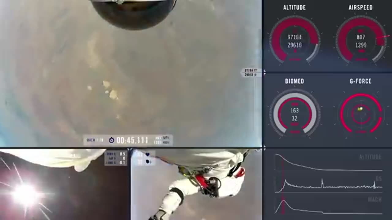 I jumped from space 🌌¥ First world record supersonic freewall