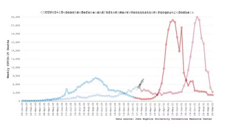 COVID PANDEMIC CHART WEIRD MOVEMENT?