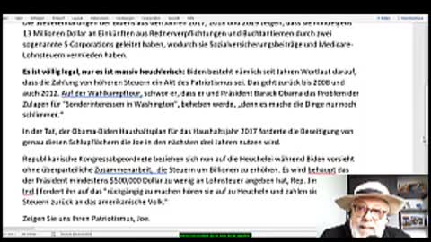 Joe Biden stellt sich selbst ein Bein und benutzt Steuerschlupflöcher