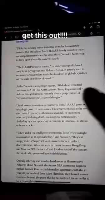 GEOINGEGNERIA: HAARP "Devastazione climatica con elettromagnetismo" (in descrizione i Link delle fonti)