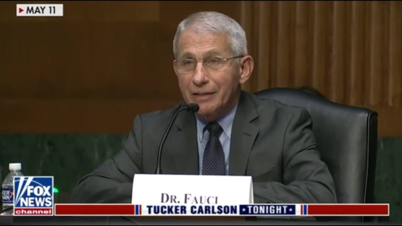 Fauci denying gain of function research