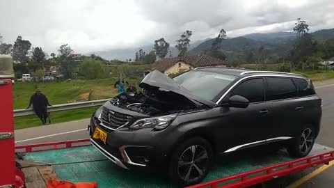 Actores de la Ley del corazón se accidentaron en la vía a Tunja