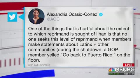 Andrew Mitchell defends Ilhan Omar by citing AOC's false tweet