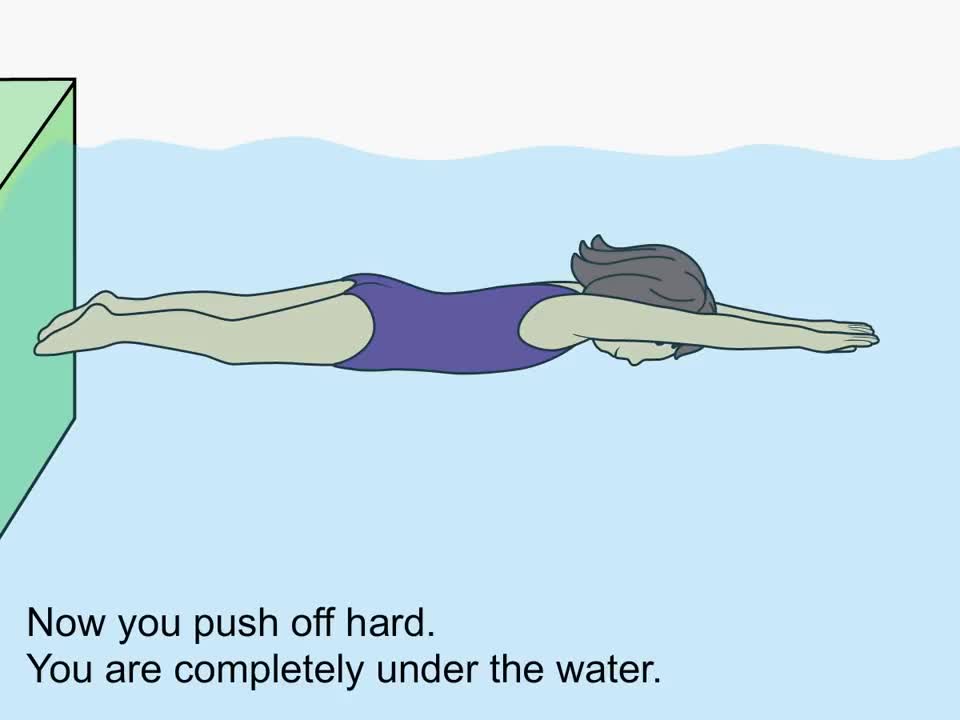 Learn to swim front crawl- step by step instructions for kids- easy to understand