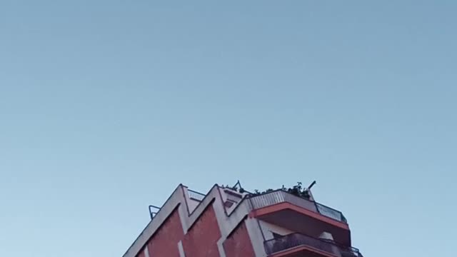 Barcelona sky footage 2/21/2022