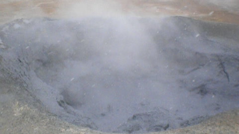 Iceland Boiling Mud Pot