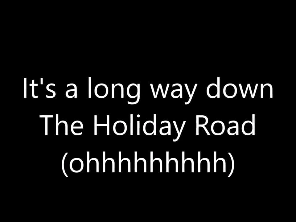 Holiday Road - Lindsay Buckingham (Lyrics)