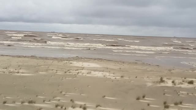 Sea on the Gulf of Ob (Yamal Peninsula, Sabetta Port)