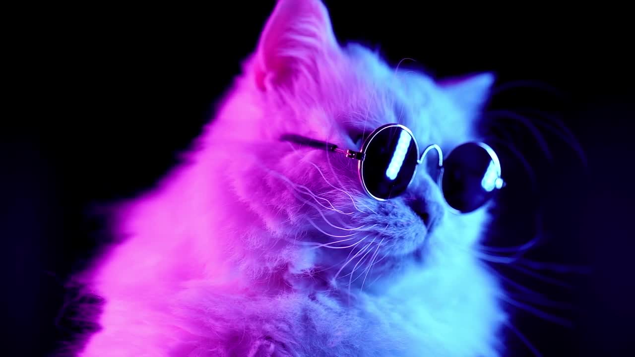 Cat with Glasses