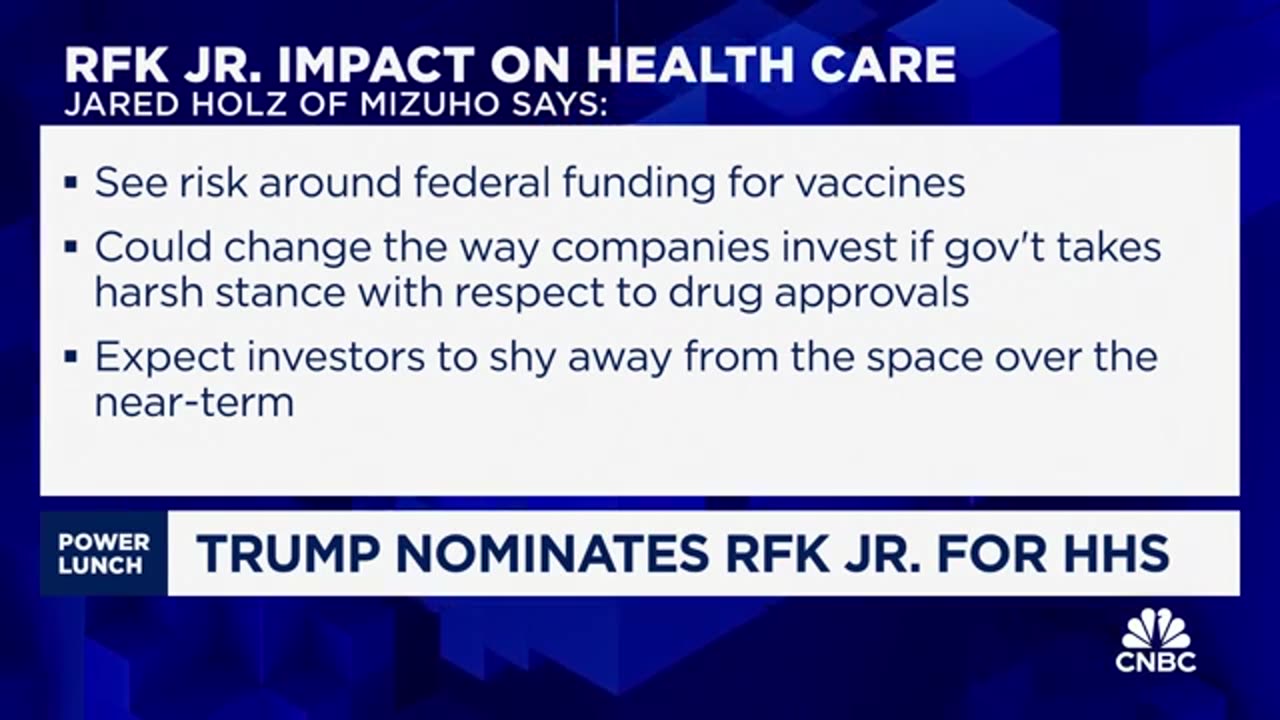 How Trump's selection of RFK Jr. as HHS secretary could impact the pharma sector