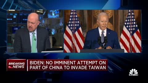 President Biden: I do not believe China will try to invade Taiwan imminently