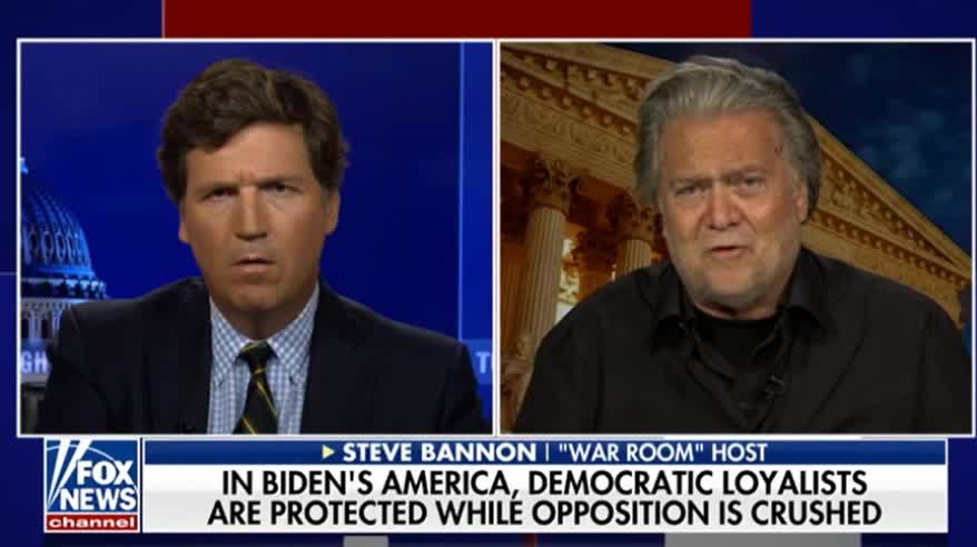 Tucker Carlson Full Interview with Steve Bannon - 7/22/22