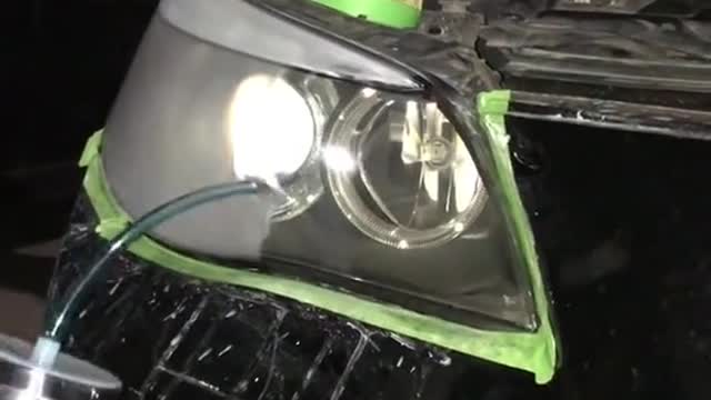 Beauty set for car headlights