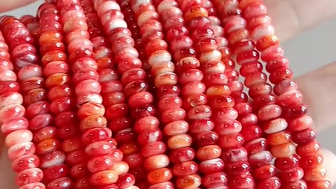 5mm red spiny oyster full strand 16inch for Jewelry Making Fashion Design 20231004-03-08