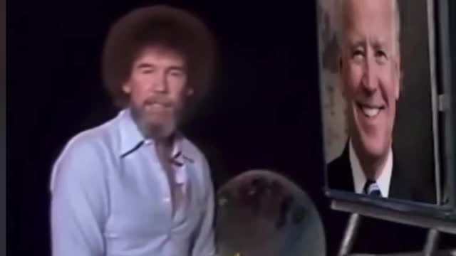 Bob Ross Fixing a "Happy Accident"