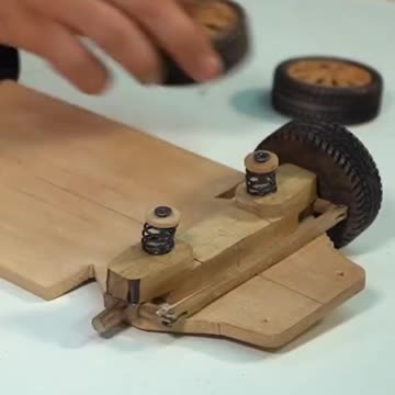 Woodworking of Tesla model Demo
