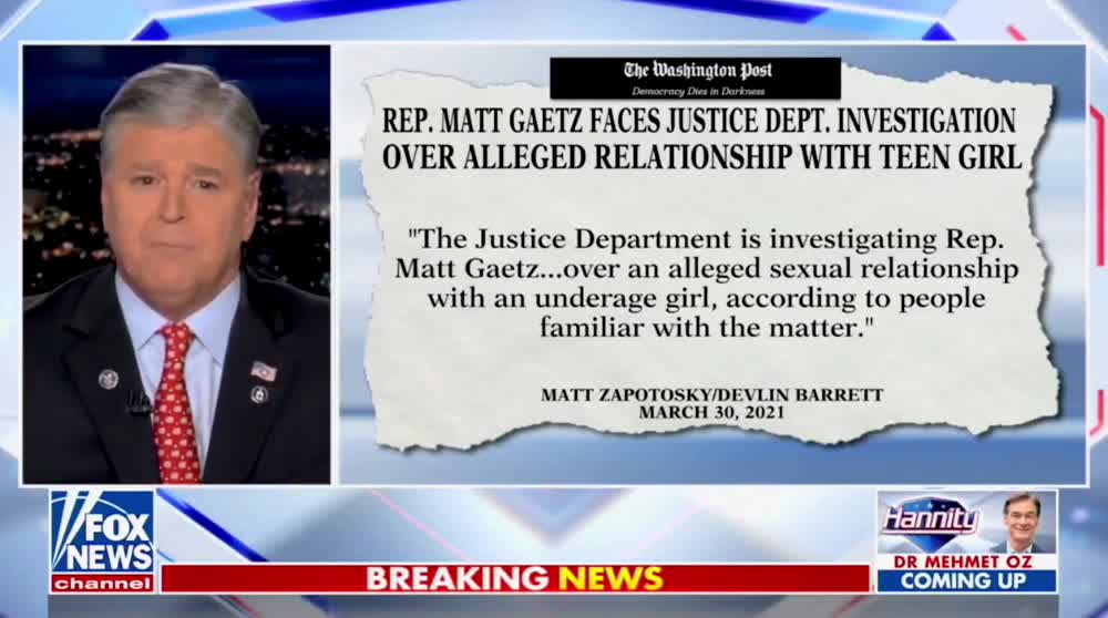 Matt Gaetz thanks his supporters for sticking with him