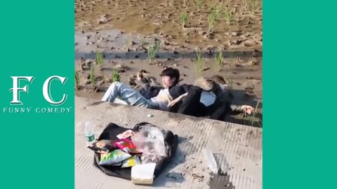 Try Not Laugh Challenge Funny Chinese Vines and Pranks Videos