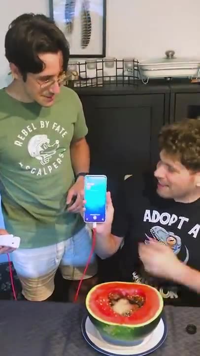 LIFE HACK de la SANDÍA CARGADOR 😱🍉🔌 ¿LO SABÍAS_ ⚡ PROBANDO HACKS #Shorts