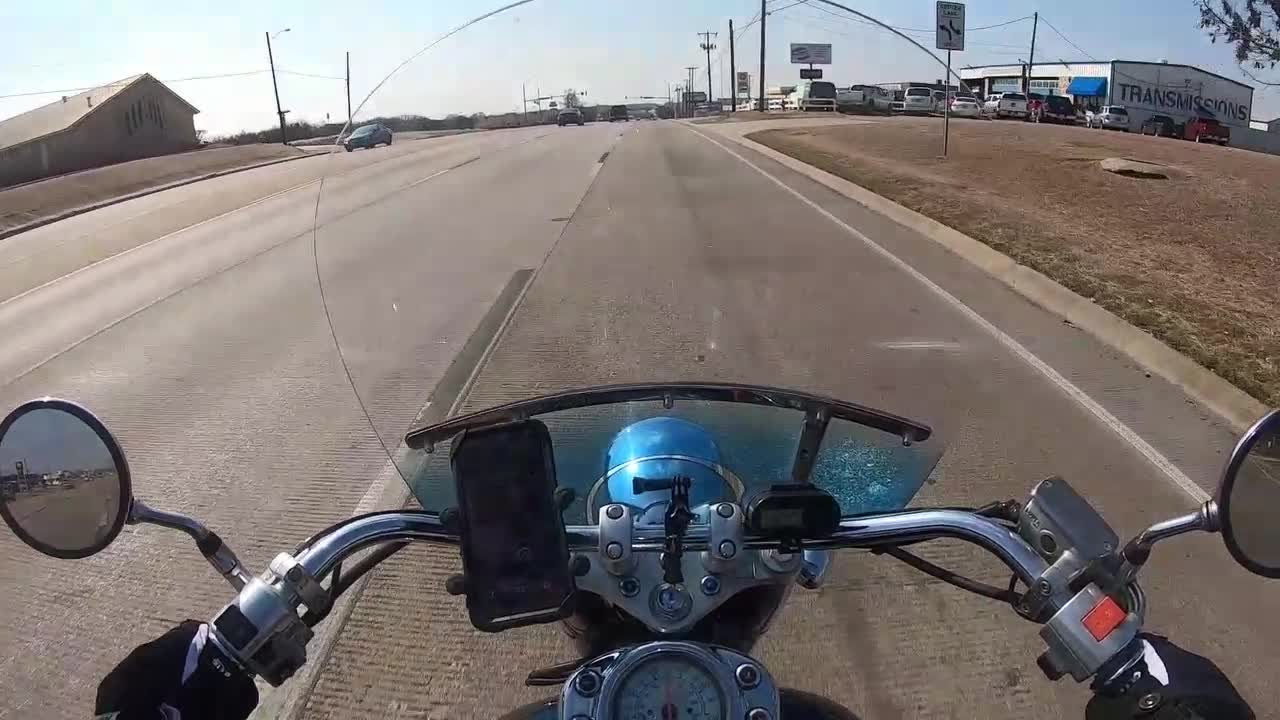 Honda Shadow 750 ACE How does it ride on the Interstate (With Music)