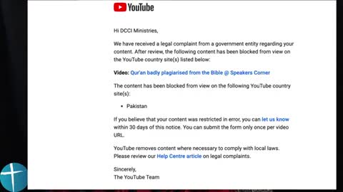 Pakistan rejects the Quran & Muhammad. ShariaTube blocks 9 videos in one morning.