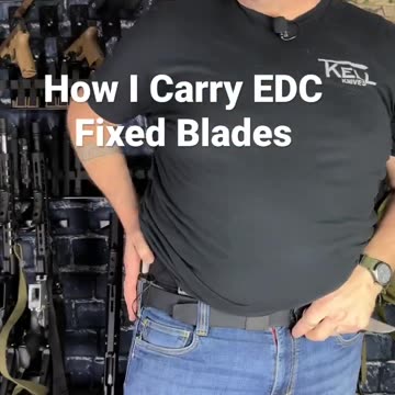 How I Carry a Fixed-Blade Knife Every Day! #shorts #youtubeshorts #edc